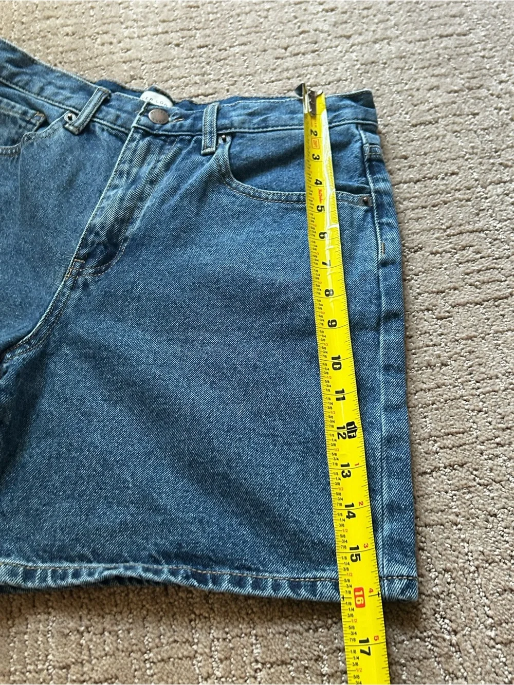 Emmerson Long Denim Shorts